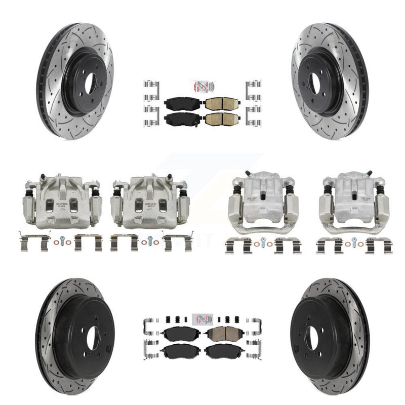 Transit Auto KCD-100581N Disc Brake Kit for 2010-2014 Subaru Legacy, Subaru Outback - Front and Rear product image
