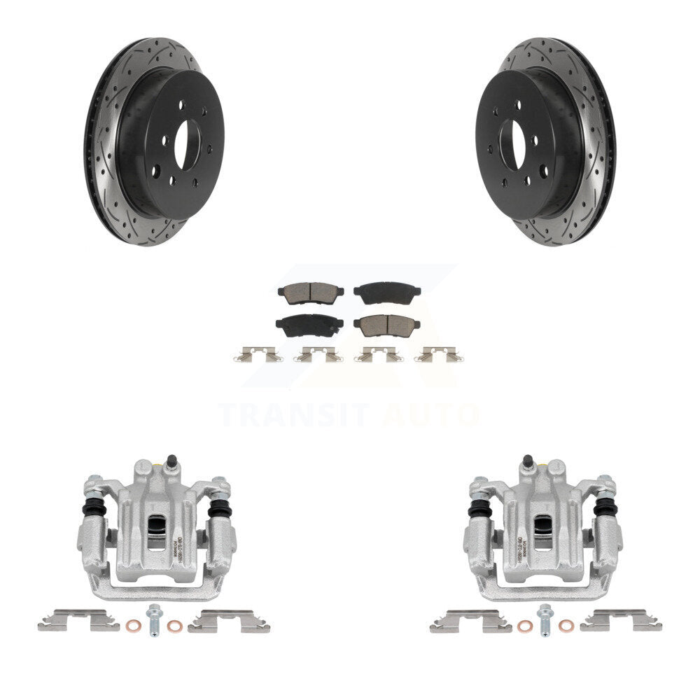 Transit Auto KCD-100582C Disc Brake Kit for 2005-2022 Suzuki Equator, Nissan Xterra, Nissan Frontier - Rear product image