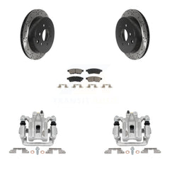 Transit Auto KCD-100582C Disc Brake Kit for 2005-2022 Suzuki Equator, Nissan Xterra, Nissan Frontier - Rear product image
