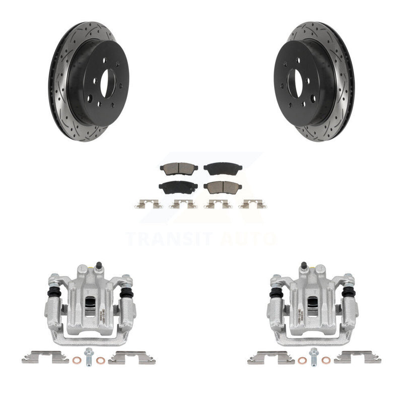 Transit Auto KCD-100582C Disc Brake Kit for 2005-2022 Suzuki Equator, Nissan Xterra, Nissan Frontier - Rear product image