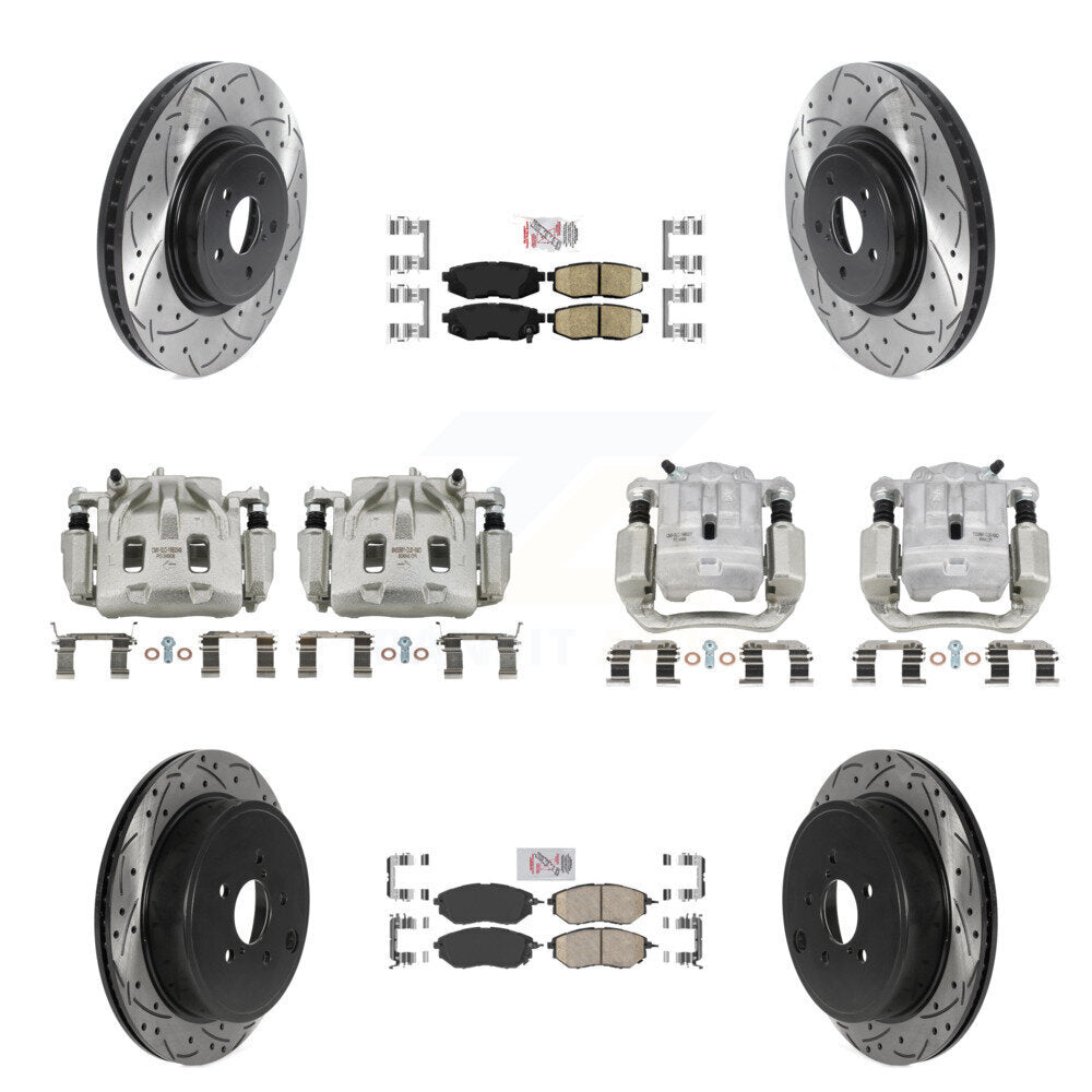 Transit Auto KCD-100582N Disc Brake Kit for 2010-2014 Subaru Legacy, Subaru Outback - Front and Rear product image