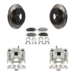 Transit Auto KCD-100582P Disc Brake Kit for 2009-2024 INFINITI Q60, INFINITI Q70L, INFINITI Q50 & more - Rear product image