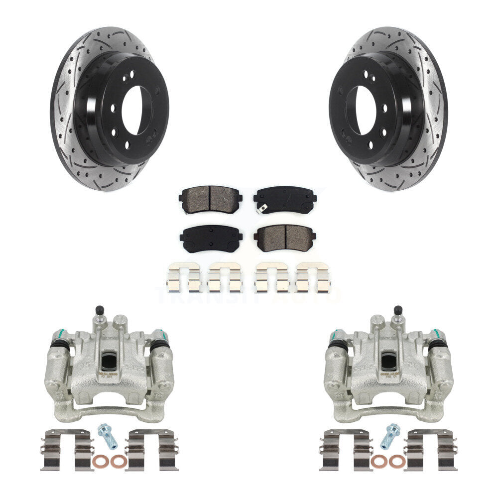 Transit Auto KCD-100583S Disc Brake Kit for 2010-2016 Kia Sportage, Hyundai Tucson - Rear product image