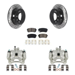 Transit Auto KCD-100583S Disc Brake Kit for 2010-2016 Kia Sportage, Hyundai Tucson - Rear product image