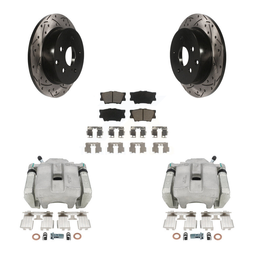 Transit Auto KCD-100584C Disc Brake Kit for 2012-2018 Toyota RAV4 - Rear product image