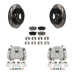 Transit Auto KCD-100584C Disc Brake Kit for 2012-2018 Toyota RAV4 - Rear product image
