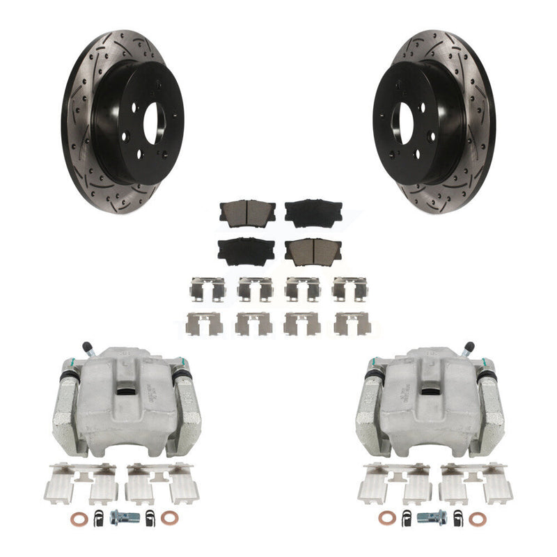 Transit Auto KCD-100584C Disc Brake Kit for 2012-2018 Toyota RAV4 - Rear product image