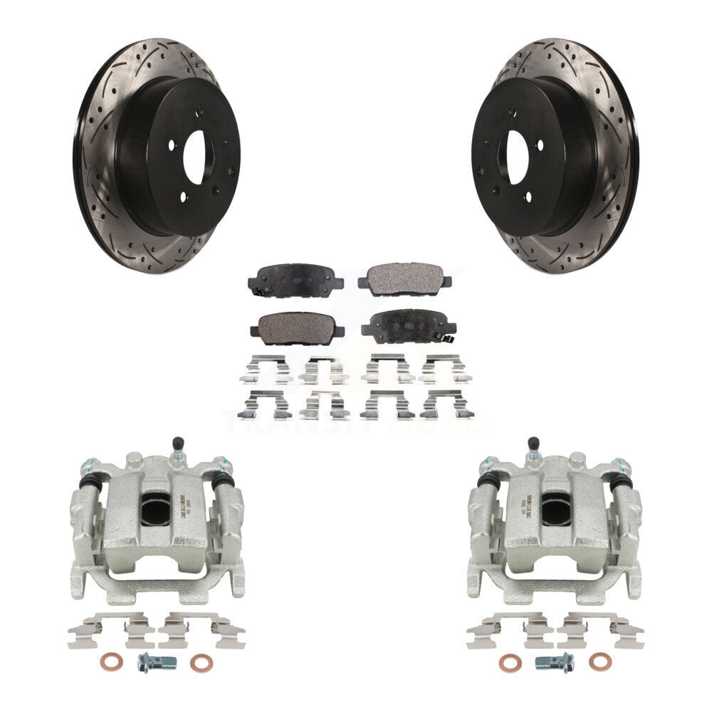 Transit Auto KCD-100584P Disc Brake Kit for 2009-2012 INFINITI FX35 - Rear product image