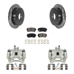 Transit Auto KCD-100584S Disc Brake Kit for 2010-2016 Kia Sportage, Hyundai Tucson - Rear product image