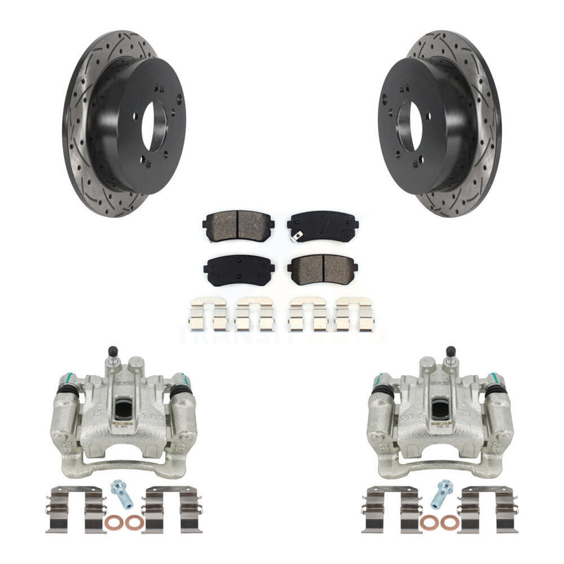 Transit Auto KCD-100584S Disc Brake Kit for 2010-2016 Kia Sportage, Hyundai Tucson - Rear product image