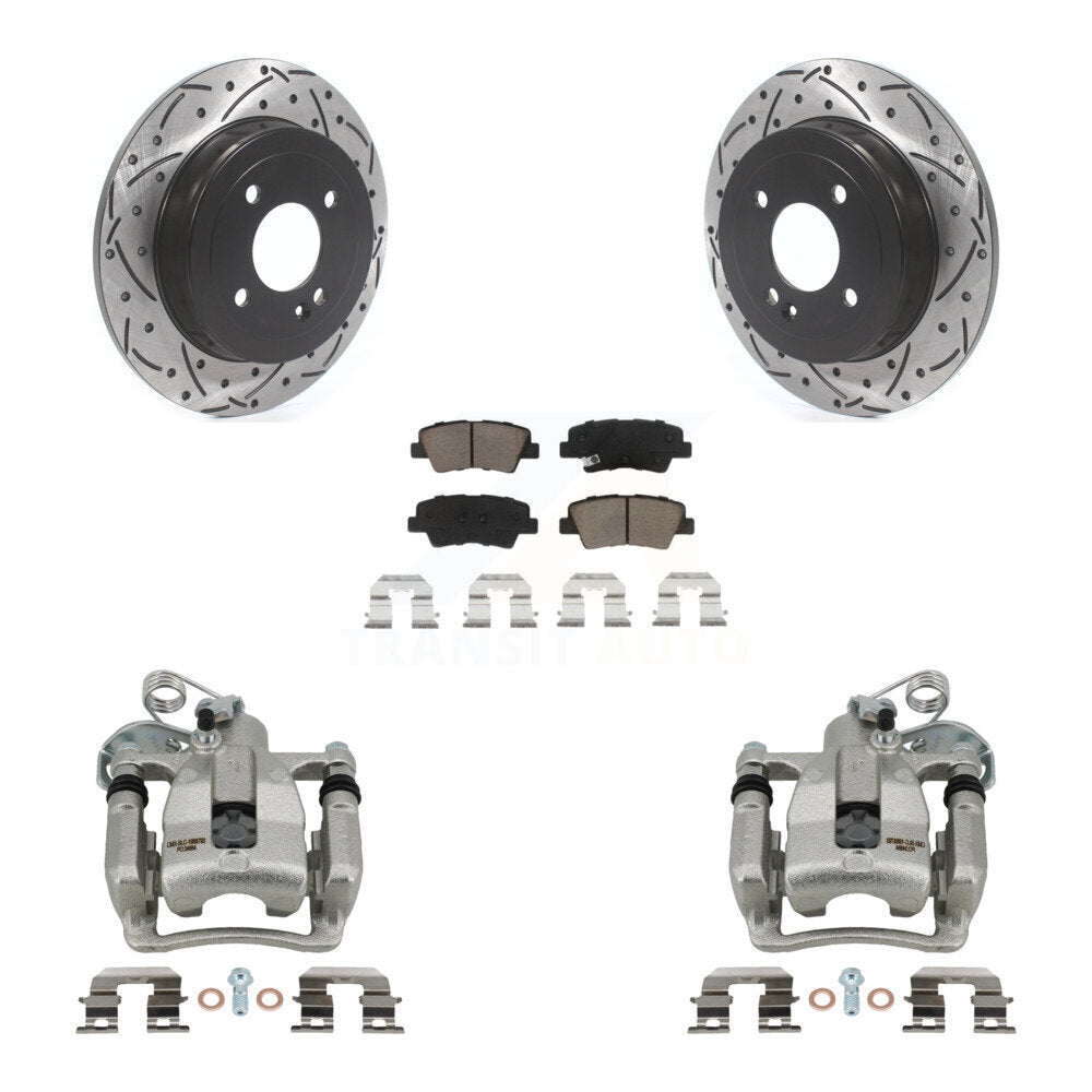Transit Auto KCD-100586C Disc Brake Kit for 2012-2016 Hyundai Accent - Rear product image