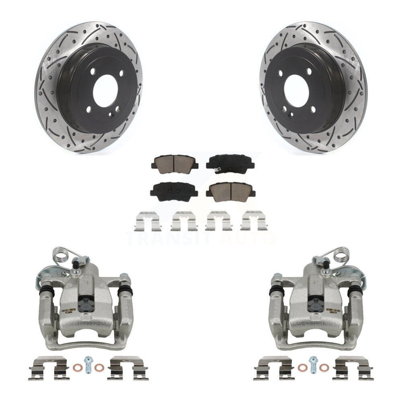 Transit Auto KCD-100586C Disc Brake Kit for 2012-2016 Hyundai Accent - Rear product image