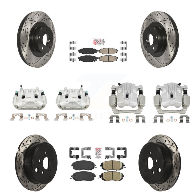 Transit Auto KCD-100586N Disc Brake Kit for 2013-2014 Subaru Legacy, Subaru Outback - Front and Rear product image