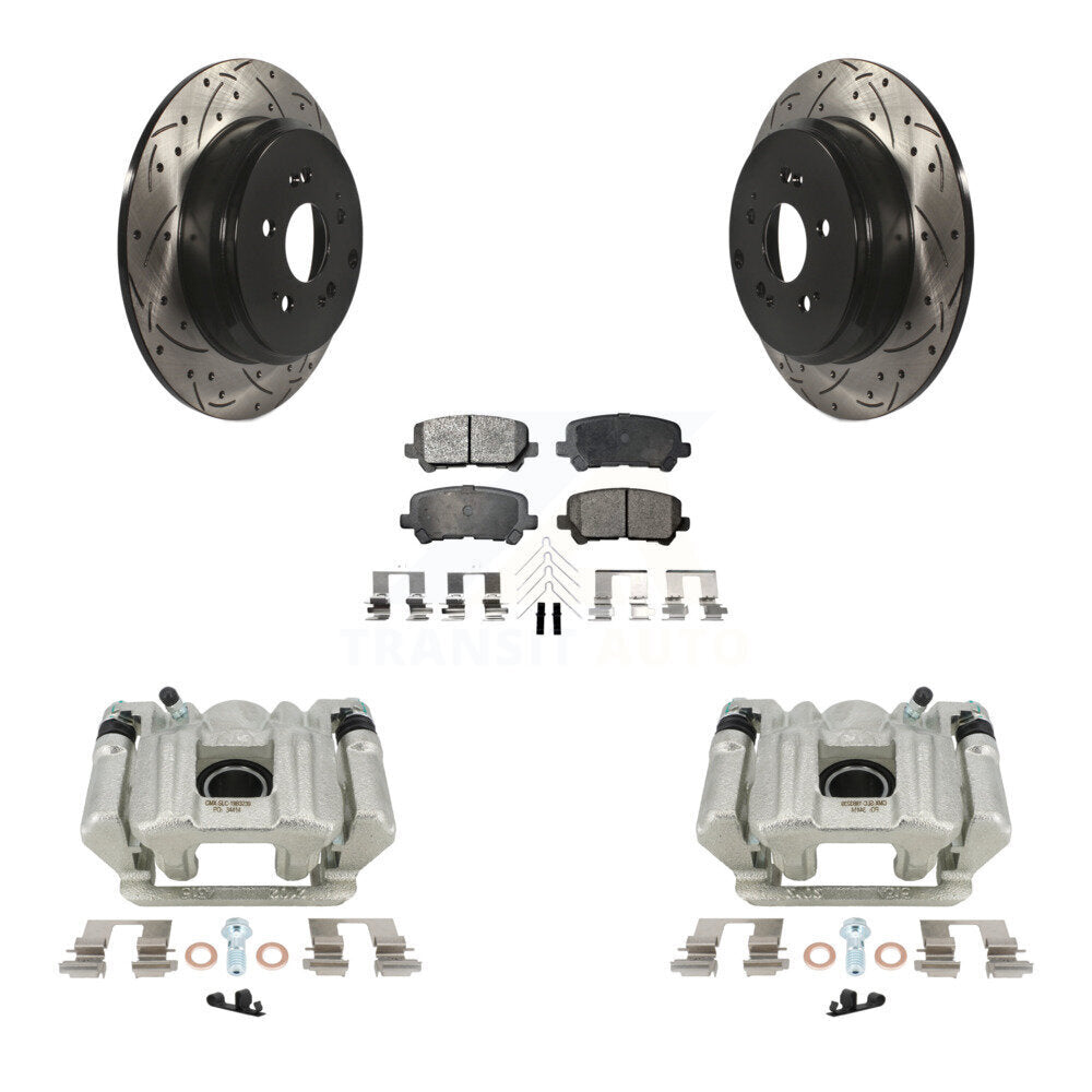 Transit Auto KCD-100586P Disc Brake Kit for 2007-2013 Acura ZDX, Acura MDX - Rear product image