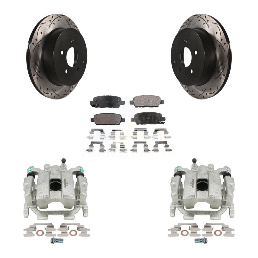 Transit Auto KCD-100586T Disc Brake Kit for 2009-2024 INFINITI Q60, INFINITI Q70L, INFINITI Q50 & more - Rear product image