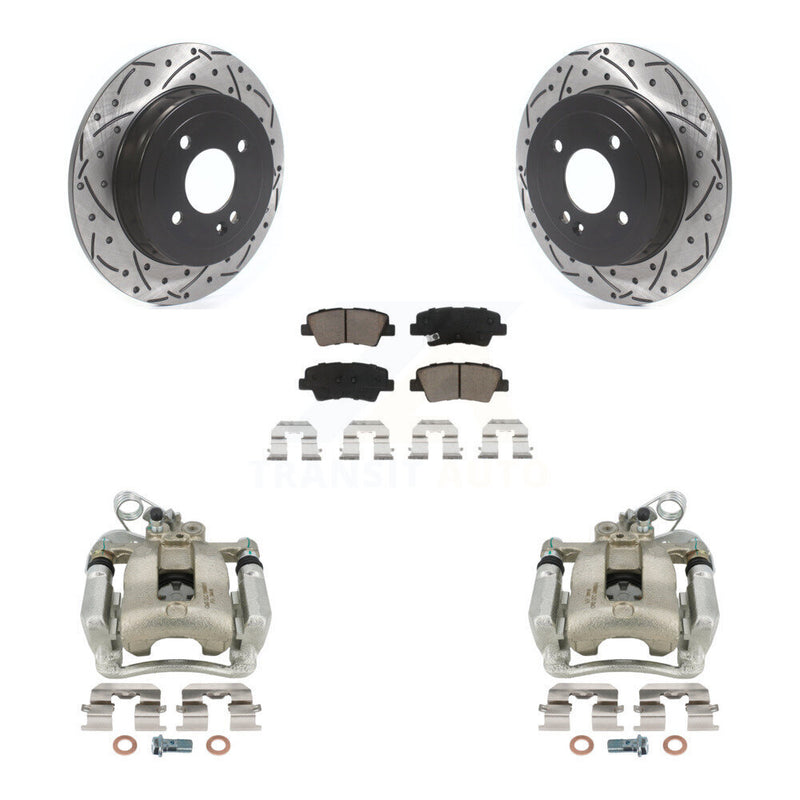 Transit Auto KCD-100587C Disc Brake Kit for 2012-2017 Kia Rio - Rear product image