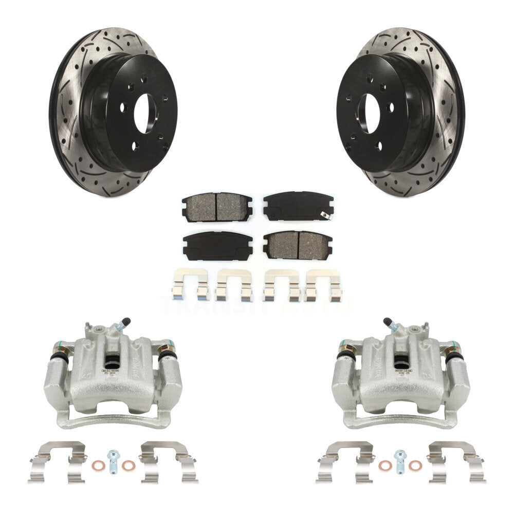 Transit Auto KCD-100587S Disc Brake Kit for 2010-2017 Chevrolet Equinox, GMC Terrain - Rear product image