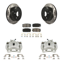 Transit Auto KCD-100587S Disc Brake Kit for 2010-2017 Chevrolet Equinox, GMC Terrain - Rear product image