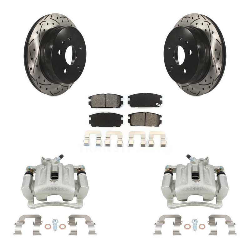 Transit Auto KCD-100587S Disc Brake Kit for 2010-2017 Chevrolet Equinox, GMC Terrain - Rear product image