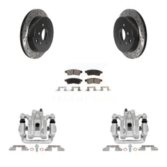 Transit Auto KCD-100589P Disc Brake Kit for 2005-2022 Suzuki Equator, Nissan Xterra, Nissan Frontier - Rear product image
