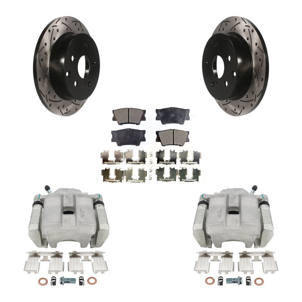 Transit Auto KCD-100590P Disc Brake Kit for 2012-2018 Toyota RAV4 - Rear product image