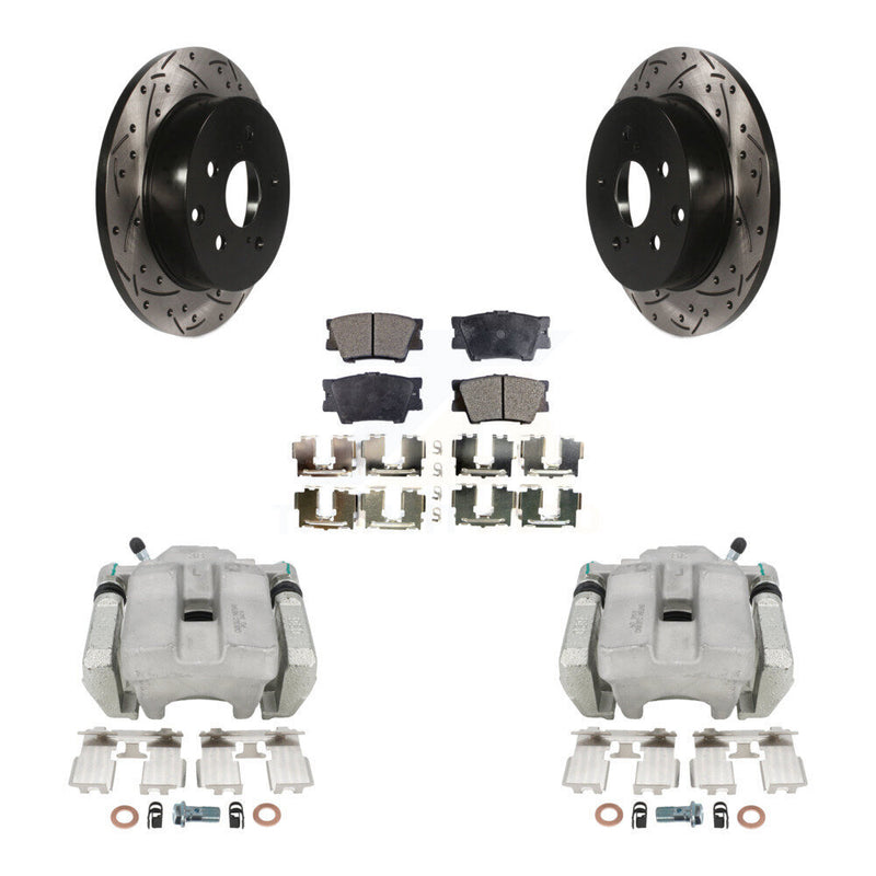 Transit Auto KCD-100590P Disc Brake Kit for 2012-2018 Toyota RAV4 - Rear product image