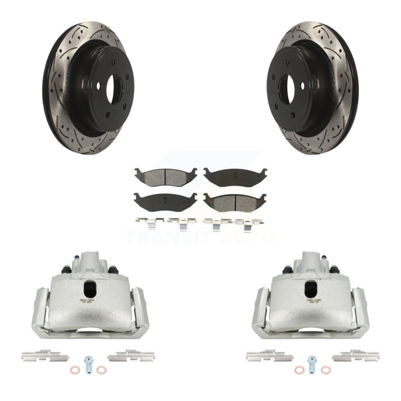 Transit Auto KCD-100590S Disc Brake Kit for 2004-2022 Ram 1500 Classic, Ram 1500, Dodge Ram 1500 & more - Rear product image
