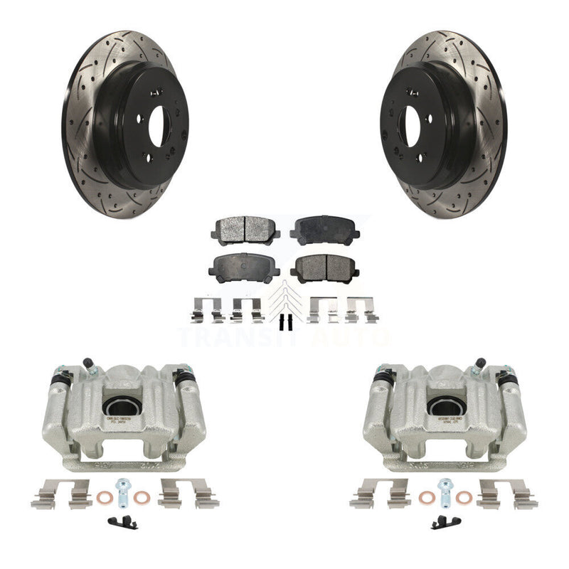 Transit Auto KCD-100590T Disc Brake Kit for 2007-2013 Acura ZDX, Acura MDX - Rear product image