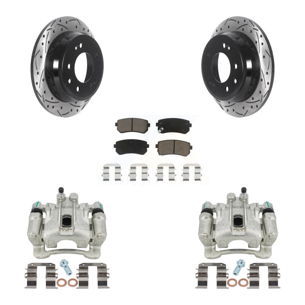 Transit Auto KCD-100591C Disc Brake Kit for 2010-2016 Kia Sportage, Hyundai Tucson - Rear product image