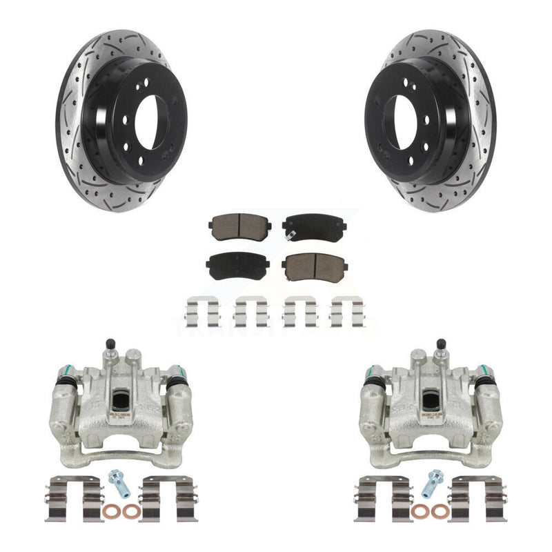 Transit Auto KCD-100591C Disc Brake Kit for 2010-2016 Kia Sportage, Hyundai Tucson - Rear product image
