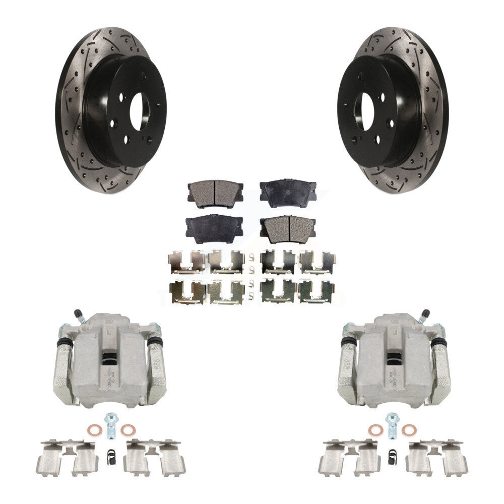 Transit Auto KCD-100591P Disc Brake Kit for 2006-2012 Toyota RAV4 - Rear product image