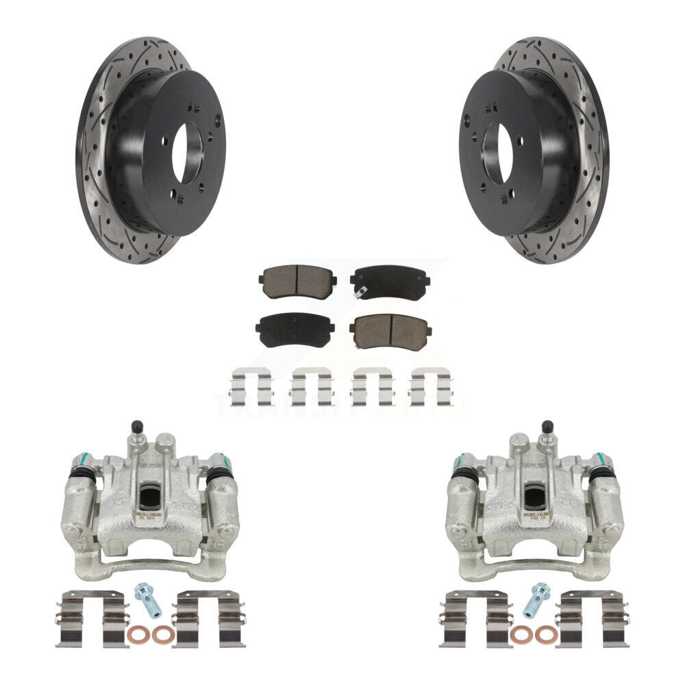 Transit Auto KCD-100592C Disc Brake Kit for 2010-2016 Kia Sportage, Hyundai Tucson - Rear product image