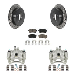 Transit Auto KCD-100592C Disc Brake Kit for 2010-2016 Kia Sportage, Hyundai Tucson - Rear product image