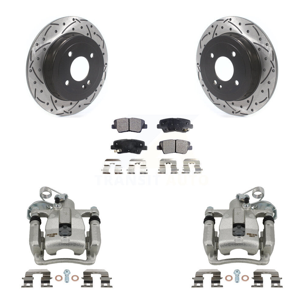 Transit Auto KCD-100592P Disc Brake Kit for 2012-2016 Hyundai Accent - Rear product image