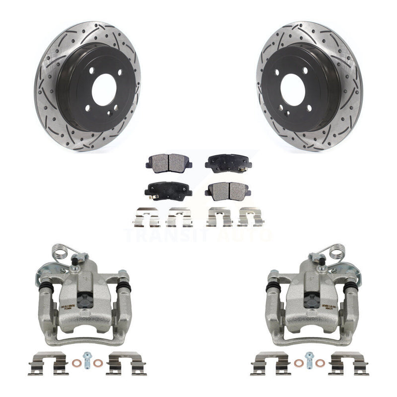 Transit Auto KCD-100592P Disc Brake Kit for 2012-2016 Hyundai Accent - Rear product image