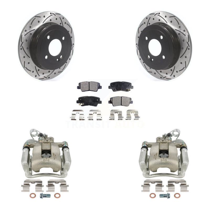Transit Auto KCD-100593P Disc Brake Kit for 2012-2017 Kia Rio - Rear product image