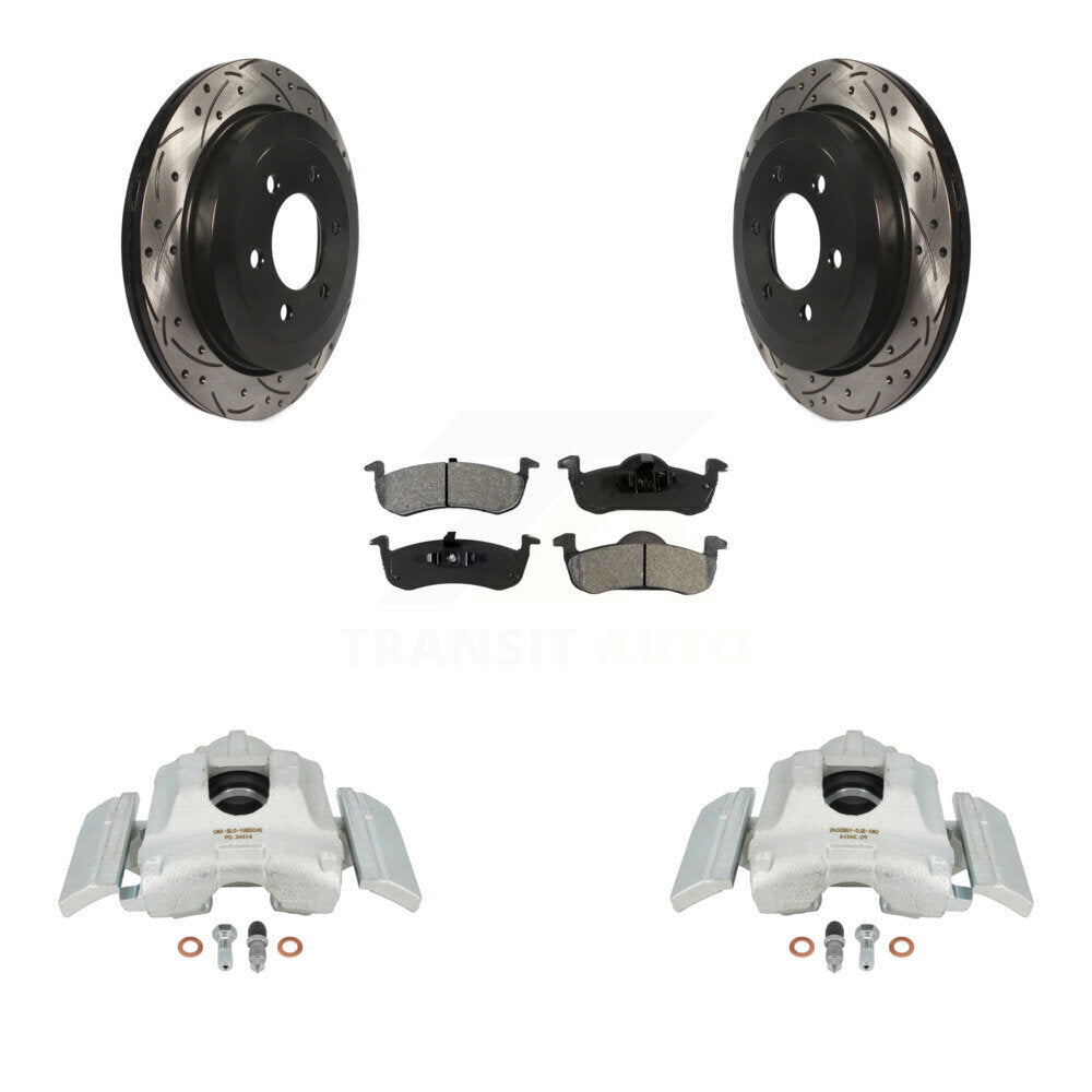 Transit Auto KCD-100593S Disc Brake Kit for 2007-2017 Ford Expedition, Lincoln Navigator - Rear product image
