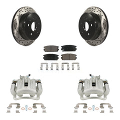 Transit Auto KCD-100595C Disc Brake Kit for 2010-2017 Chevrolet Equinox, GMC Terrain - Rear product image
