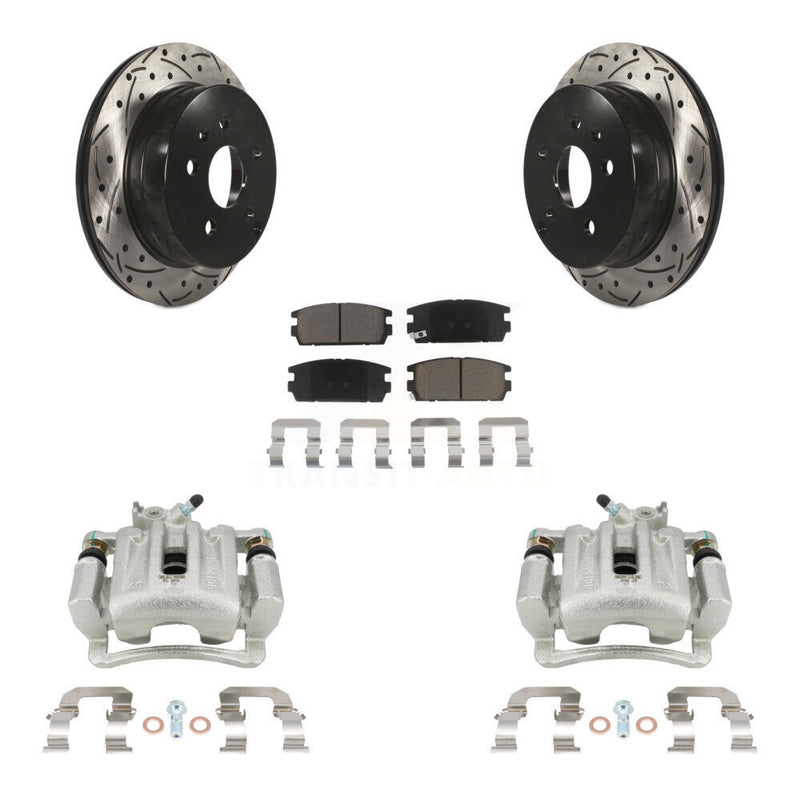Transit Auto KCD-100595C Disc Brake Kit for 2010-2017 Chevrolet Equinox, GMC Terrain - Rear product image