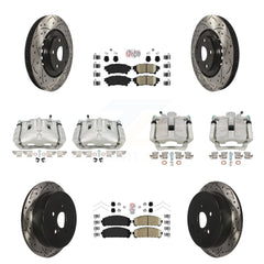 Transit Auto KCD-100596N Disc Brake Kit for 2013-2020 Toyota Highlander, Lexus RX350, Toyota Sienna - Front and Rear product image