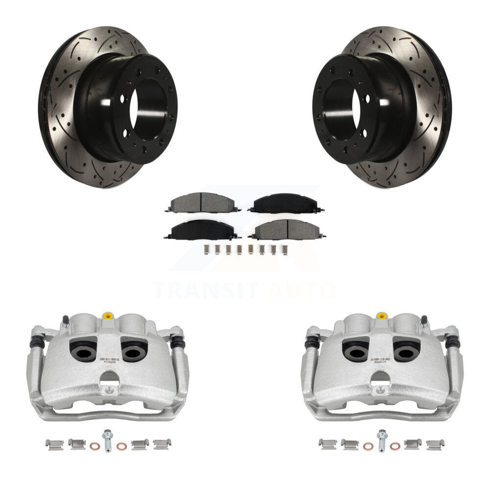 Transit Auto KCD-100596S Disc Brake Kit for 2009-2018 Ram 2500, Ram 3500, Dodge Ram 2500 & more - Rear product image