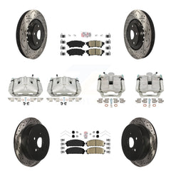 Transit Auto KCD-100597N Disc Brake Kit for 2013-2020 Toyota Highlander, Lexus RX350, Toyota Sienna - Front and Rear product image
