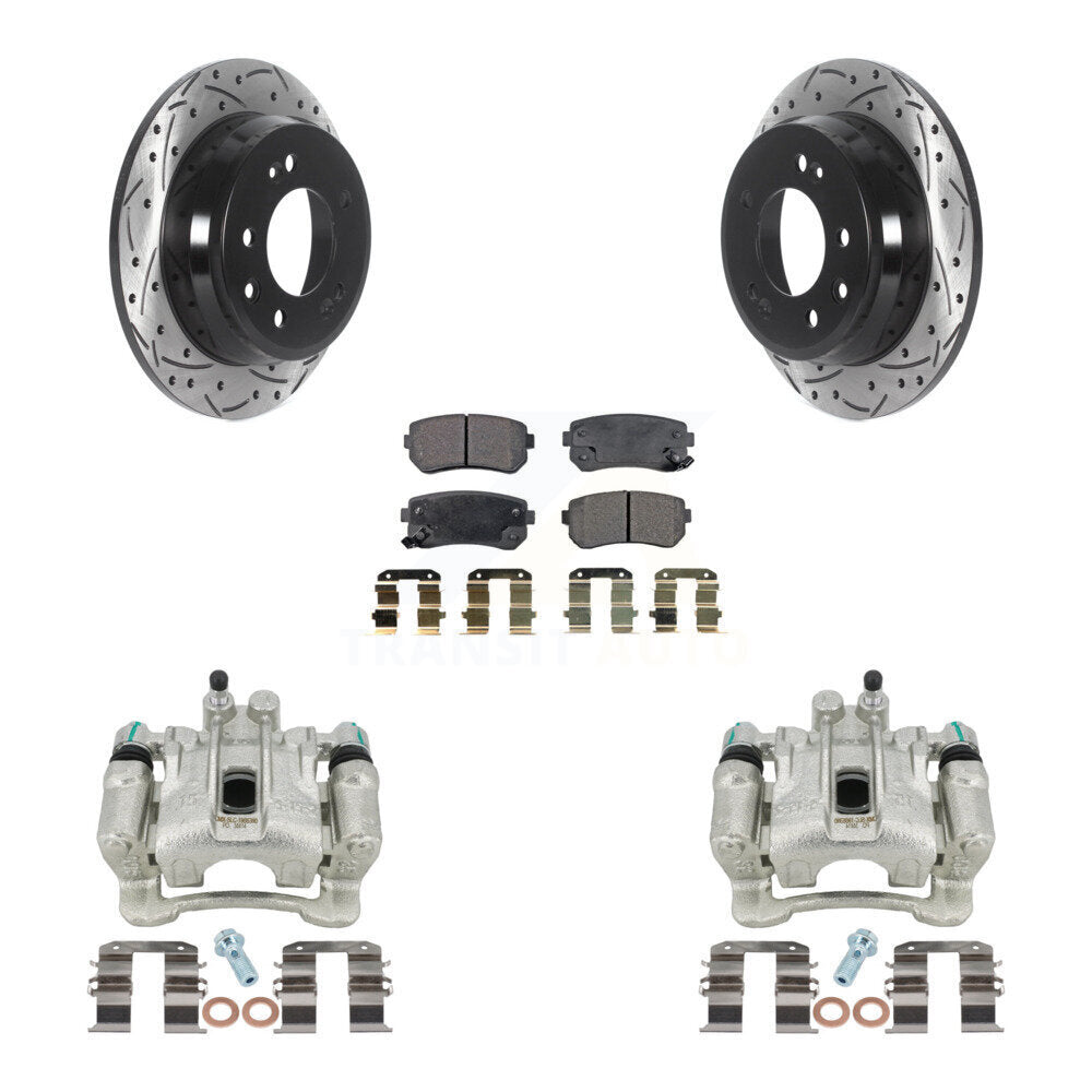 Transit Auto KCD-100597P Disc Brake Kit for 2010-2016 Kia Sportage, Hyundai Tucson - Rear product image