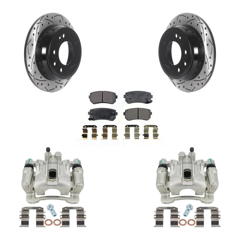 Transit Auto KCD-100597P Disc Brake Kit for 2010-2016 Kia Sportage, Hyundai Tucson - Rear product image