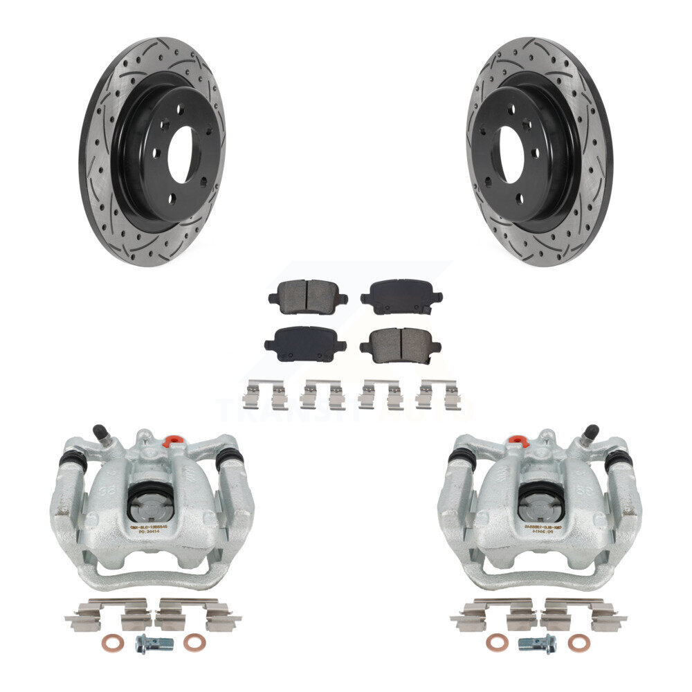 Transit Auto KCD-100597S Disc Brake Kit for 2017-2020 Buick Regal Sportback, Buick Regal TourX, Buick LaCrosse - Rear product image