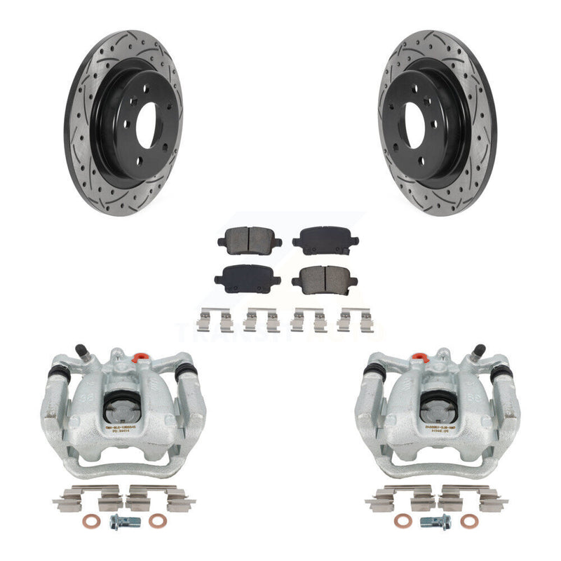 Transit Auto KCD-100597S Disc Brake Kit for 2017-2020 Buick Regal Sportback, Buick Regal TourX, Buick LaCrosse - Rear product image