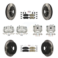Transit Auto KCD-100598N Disc Brake Kit for 2013-2020 Toyota Highlander, Lexus RX350, Toyota Sienna - Front and Rear product image