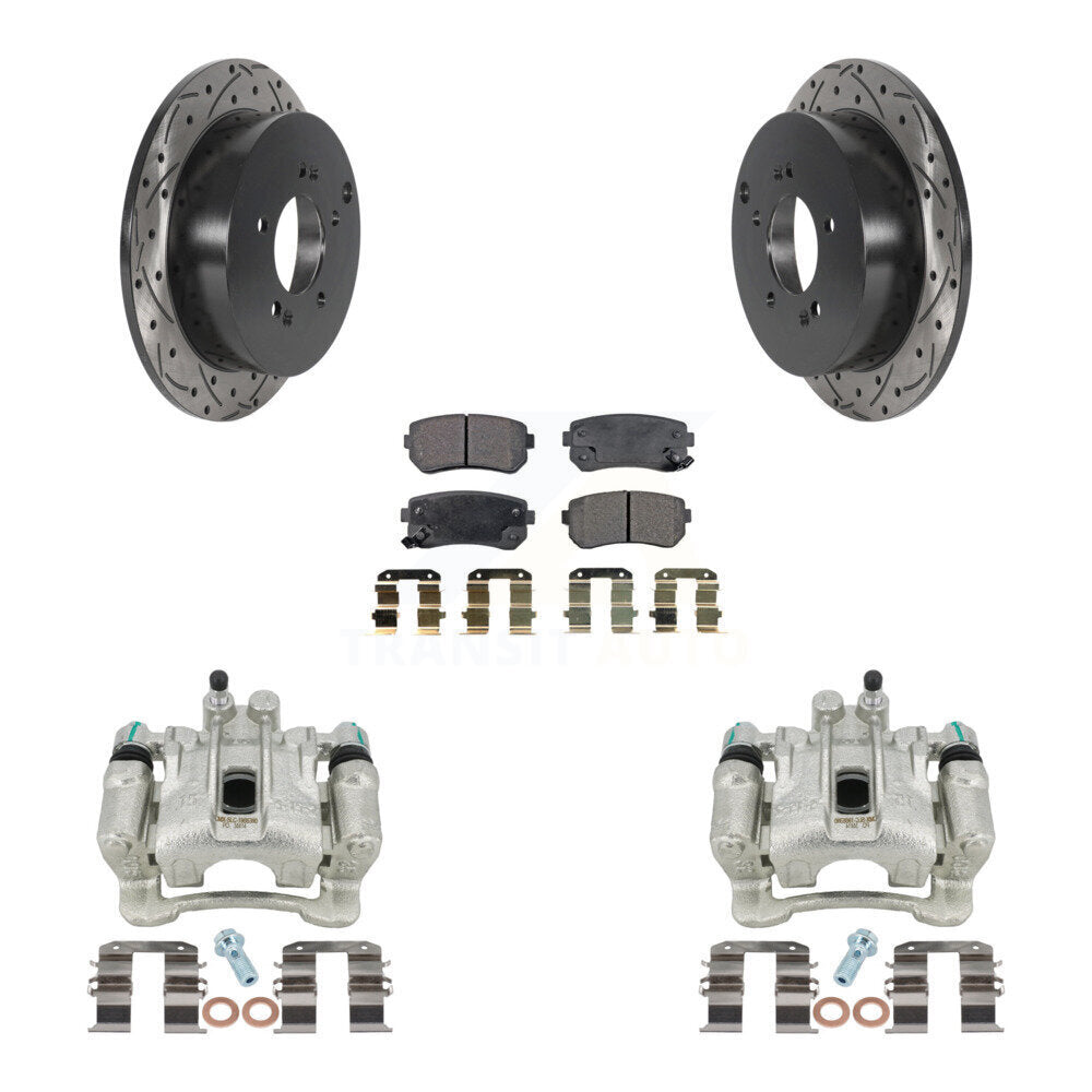 Transit Auto KCD-100598P Disc Brake Kit for 2010-2016 Kia Sportage, Hyundai Tucson - Rear product image