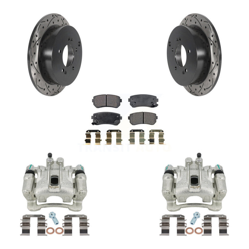 Transit Auto KCD-100598P Disc Brake Kit for 2010-2016 Kia Sportage, Hyundai Tucson - Rear product image