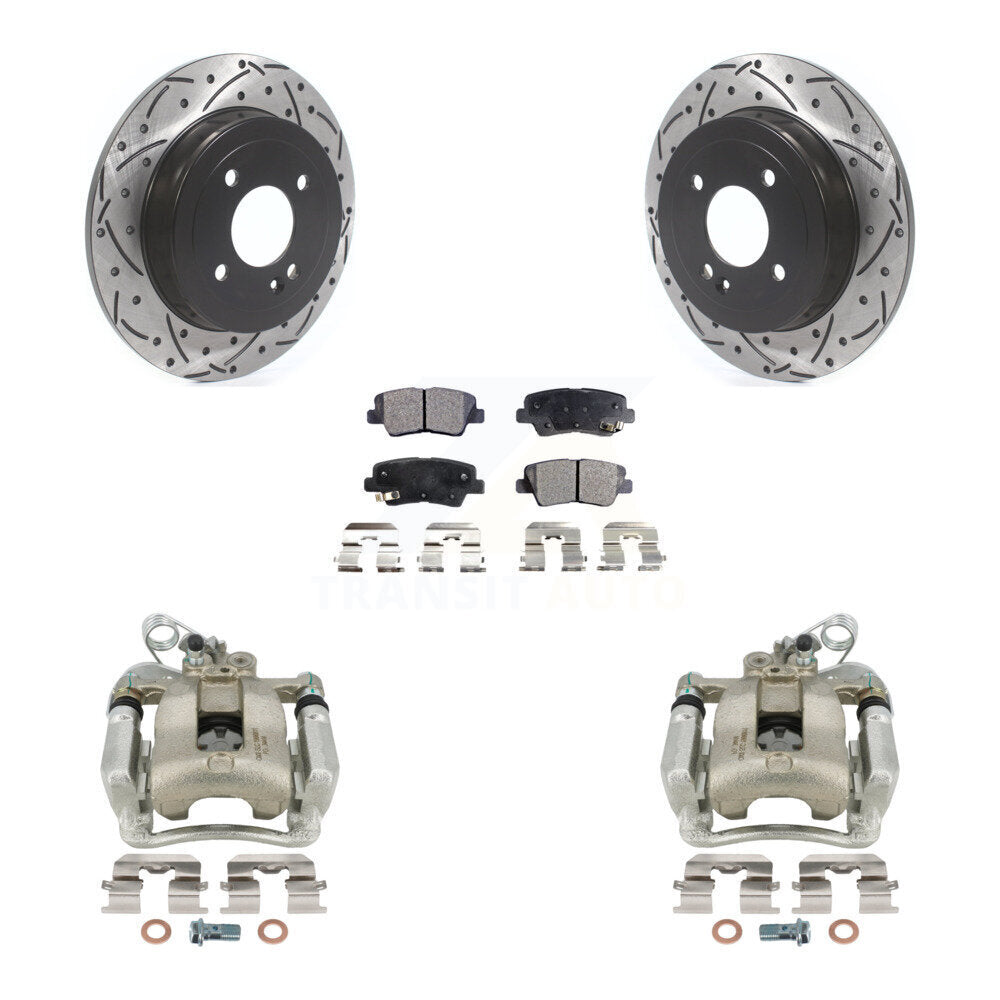 Transit Auto KCD-100598T Disc Brake Kit for 2012-2017 Kia Rio - Rear product image